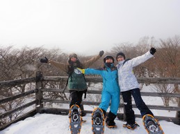 初めてのスノーシュー＆雪遊び