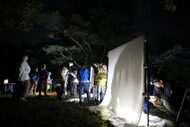 どんな虫が集まるかな？ライトトラップで虫を呼ぼう(2時間)